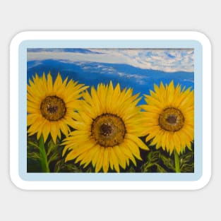 Sunflower Trio Sticker